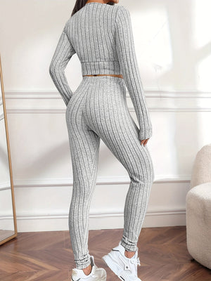 Comfy Family Ribbed Two-Piece Set