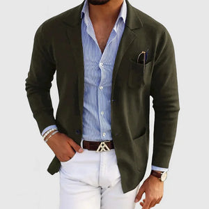 Comfy Family Rinaldi - Men's Tailored Blazer Olive Green / S