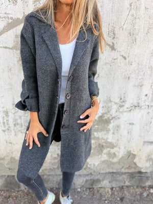 Comfy Family Rosalind - Long Casual Coat Gray / S