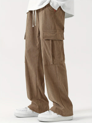 Comfy Family Rover - Corduroy Cargo Pants Khaki / S