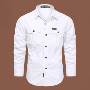 Comfy Family Runcorn - Spring Cotton Shirt white / XL / CHINA