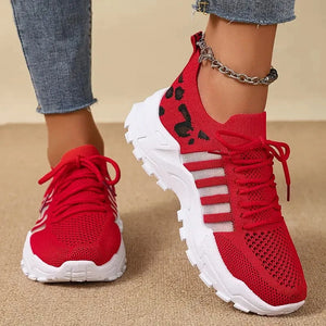 Comfy Family Runessa - Casual Athletic Sneakers Red / UK 3.5