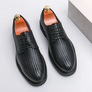 Comfy Family Santiago Genuine Leather Oxfords Black / 6