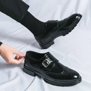 Comfy Family Sarto Buckle Dress Shoes