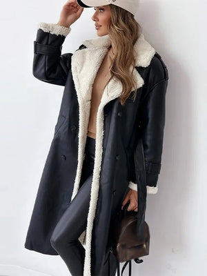 Comfy Family Savina - Fleece-Lined Trench Coat