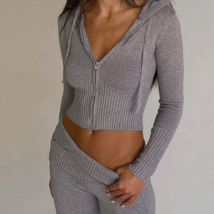 Comfy Family Serene - Two-Piece Lounge Set Grey / S