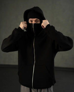 Comfy Family Shadowform - Solid Balaclava Hoodie