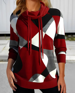 Comfy Family Soraya - Artistic Hoodie Red / S