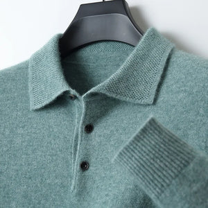 Comfy Family Swindon - Merino Wool Polo green / S