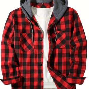 Comfy Family Thayer - Checkered Plaid Jacket Red / S