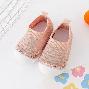 Comfy Family Tiny Toes™ - Mesh Snuggle Sneakers Cotton Candy / 0-6 Months