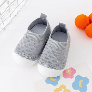 Comfy Family Tiny Toes™ - Mesh Snuggle Sneakers Fuzzy Koala / 0-6 Months