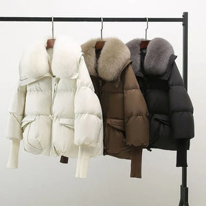 Comfy Family Velancia - Elegant Furry Puffer Jacket