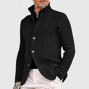 Comfy Family Windsor - Elegant Men's Cardigan Black / S